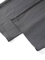 Women's Tencel Wide-Leg Curved Cut Suit Trousers