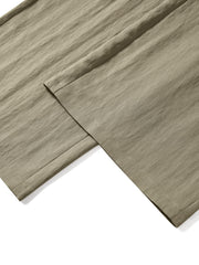 Women's wide-leg casual pants with a scarf