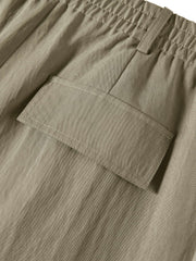 Women's wide-leg casual pants with a scarf