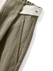 Women's wide-leg casual pants with a scarf