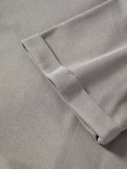 Women's Solid Knit Dress with Tie-Waist Detail