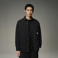 Men's Textured Goose Puffer Jacket