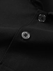 Men's Cool Touch Stand Collar Polo Shirt