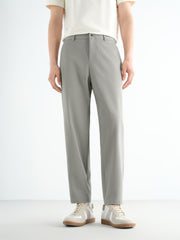 Men's Tencel Seersucker Cropped Tapered Pants