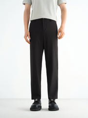 Men's Tencel Seersucker Cropped Tapered Pants