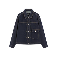 Women's Boxy Cotton Denim Jacket