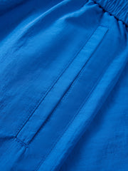 Men's Blue Casual Mid-Length Shorts