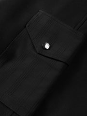 Men's Waffle Shorts with Patch Pockets