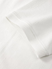 Men's Jacquard Textured Polo Shirt