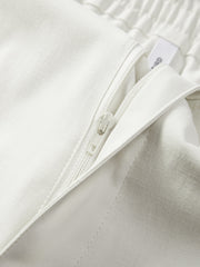 Men's Pleated Straight-Leg Cargo Pants