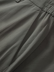 Men's Casual Solid Tapered Pants