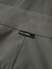 Men's Casual Solid Tapered Pants