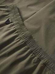 Men's Pleated Wide-Leg Cargo Pants