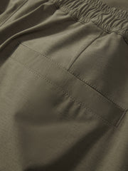 Men's Pleated Wide-Leg Cargo Pants