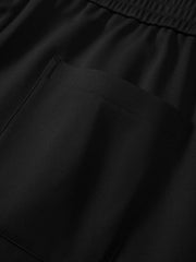 Men's Textured Tapered Knit Sweatpants
