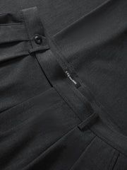 Men's Pleated Wide-Leg Trousers