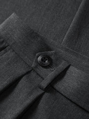 Men's Pleated Wide-Leg Trousers