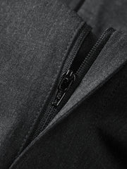 Men's Pleated Wide-Leg Trousers