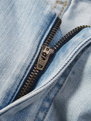 Men's casual slim-fit jeans