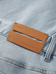 Men's casual slim-fit jeans