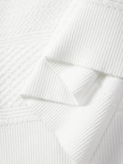 Men's Allover Textured Jacquard Knit T-Shirt