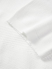 Men's Allover Textured Jacquard Knit T-Shirt