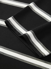 Men's Loose-Fit Contrast Stripe T-Shirt