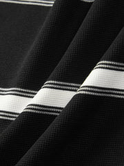 Men's Loose-Fit Contrast Stripe T-Shirt