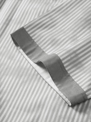 Men's Printed Striped Short-Sleeve Shirt