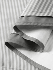 Men's Printed Striped Short-Sleeve Shirt