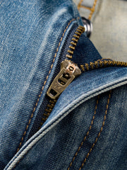 Men's casual vintage slightly stretchy jeans
