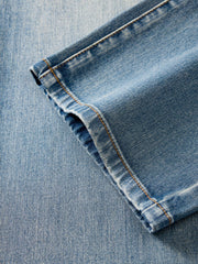 Men's casual vintage slightly stretchy jeans