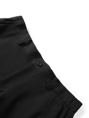 Men's Slim-Fit Embroidered Waistband Trousers