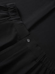 Men's Basic Textured Straight-Leg Pants