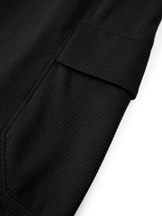 Men's Textured Patch Pocket Cargo Shorts