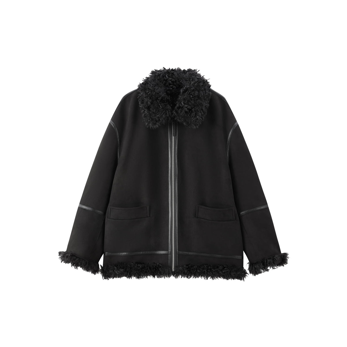Women's Faux Shearling Oversized Jacket