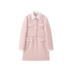 Women's Layered-Look Tweed Sequin Dress