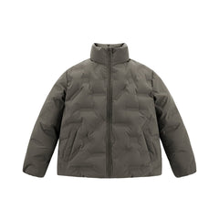 Men's Letter-Bonded Puffer Jacket