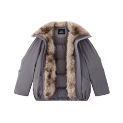 Women's Thermal Down Parka with Fur Collar