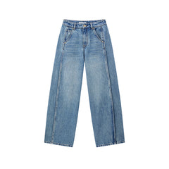 Women's Casual Wide-Leg Banana Jeans