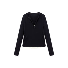 Women's Short Layered-Look Embroidered Sweater