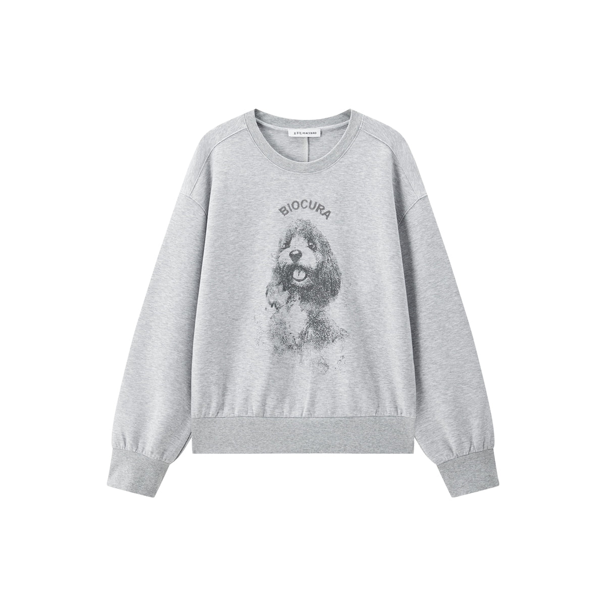Women's Puppy Graphic Pullover Sweatshirt
