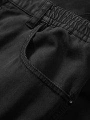 Men's Elastic-Waist Lyocell Straight-Leg Jeans