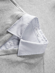 Men's Loose-Fit Layered-Look Paneled Polo Shirt