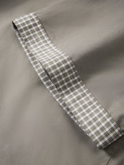 Men's Contrast-Trim Plaid Shirt