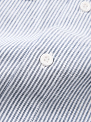 Men's Striped Shirt with Letter Print
