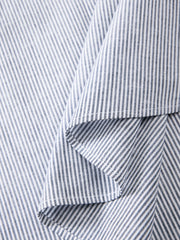 Men's Striped Shirt with Letter Print