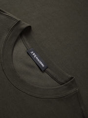 Men's Logo Embroidered Mid-Sleeve T-Shirt