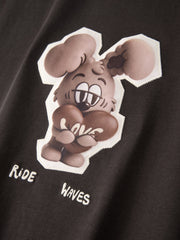 Men's Cotton 3D Cartoon Graphic T-Shirt