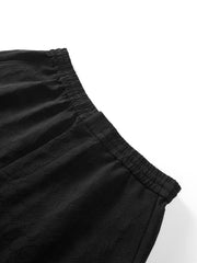 Men's Casual  Textured Knee-Length Shorts